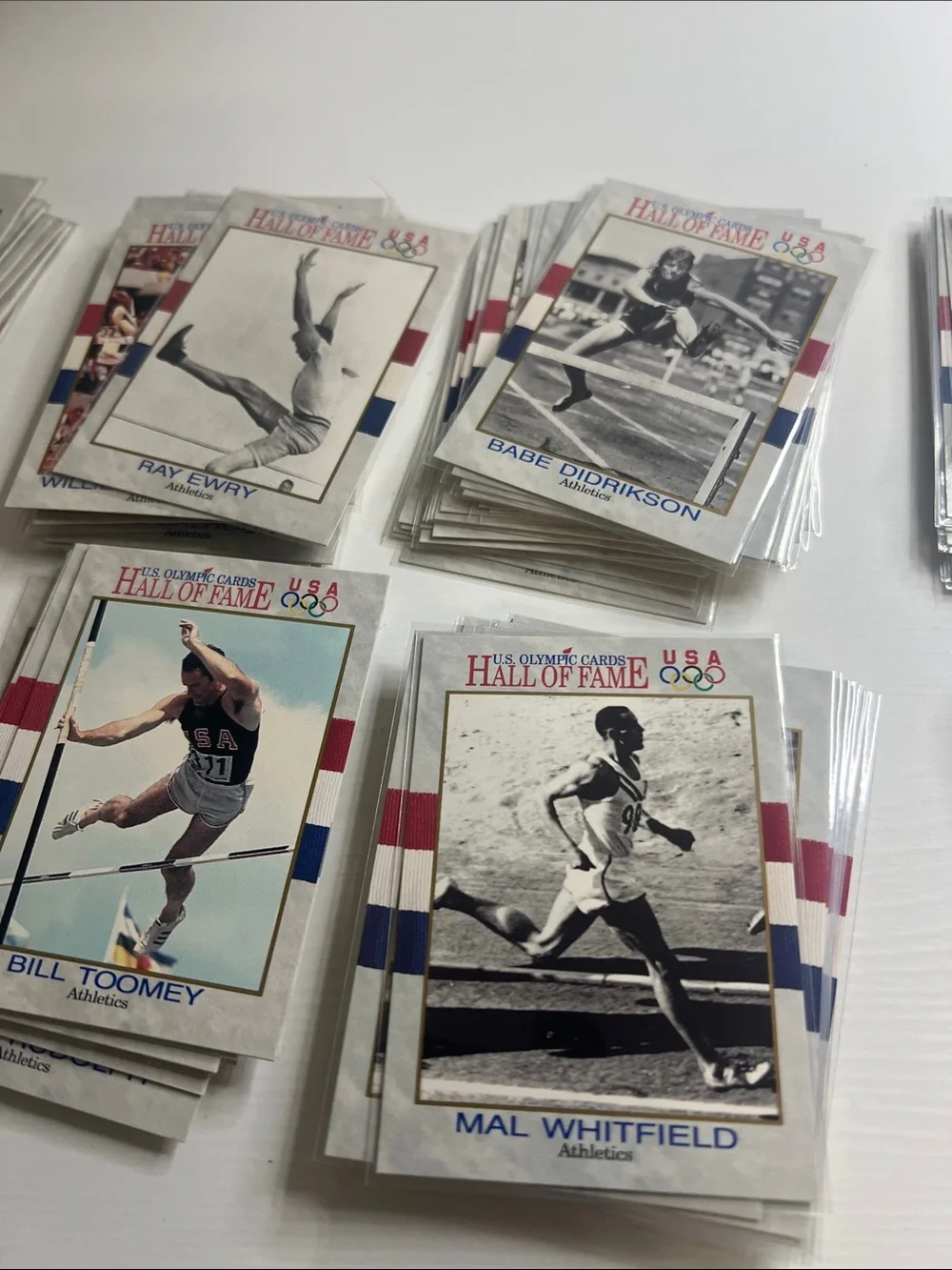US Olympic Hall of Fame Athletics Trading Card Lot of 20